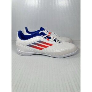 Size 10 Adidas F50 League Football Soccer Shoes Sports White Blue IF1395 NEW